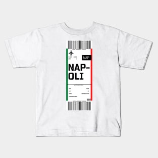 Boarding pass for Naples Kids T-Shirt